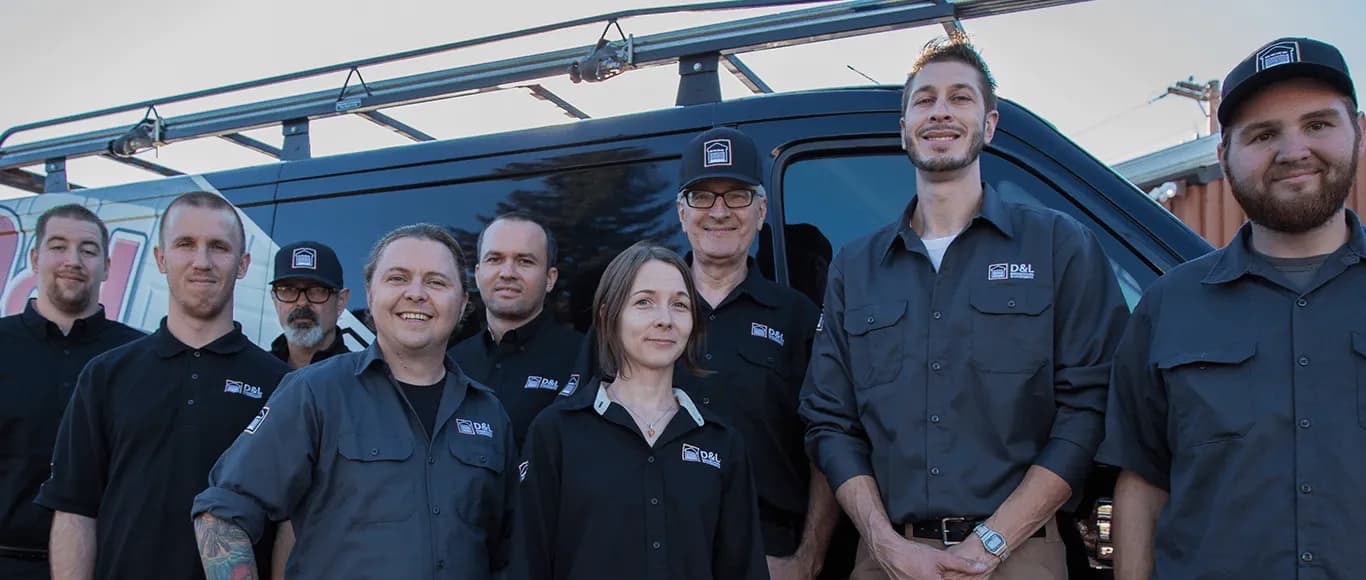 D&L Garage Doors Team Members at Our Portland Office