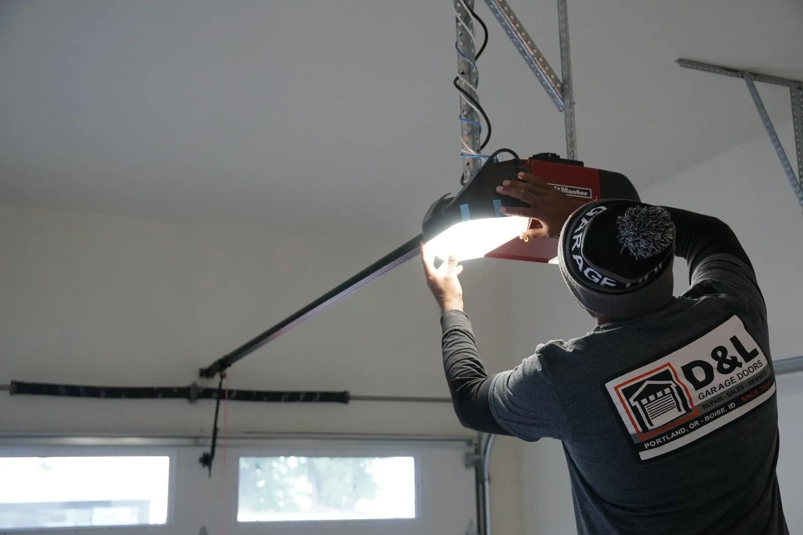 Professional garage door opener diagnostic service
